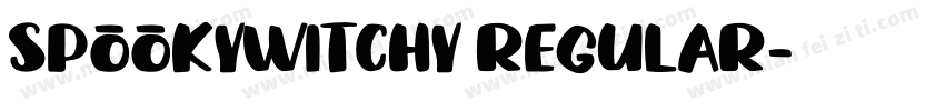 SpookyWitchy Regular字体转换